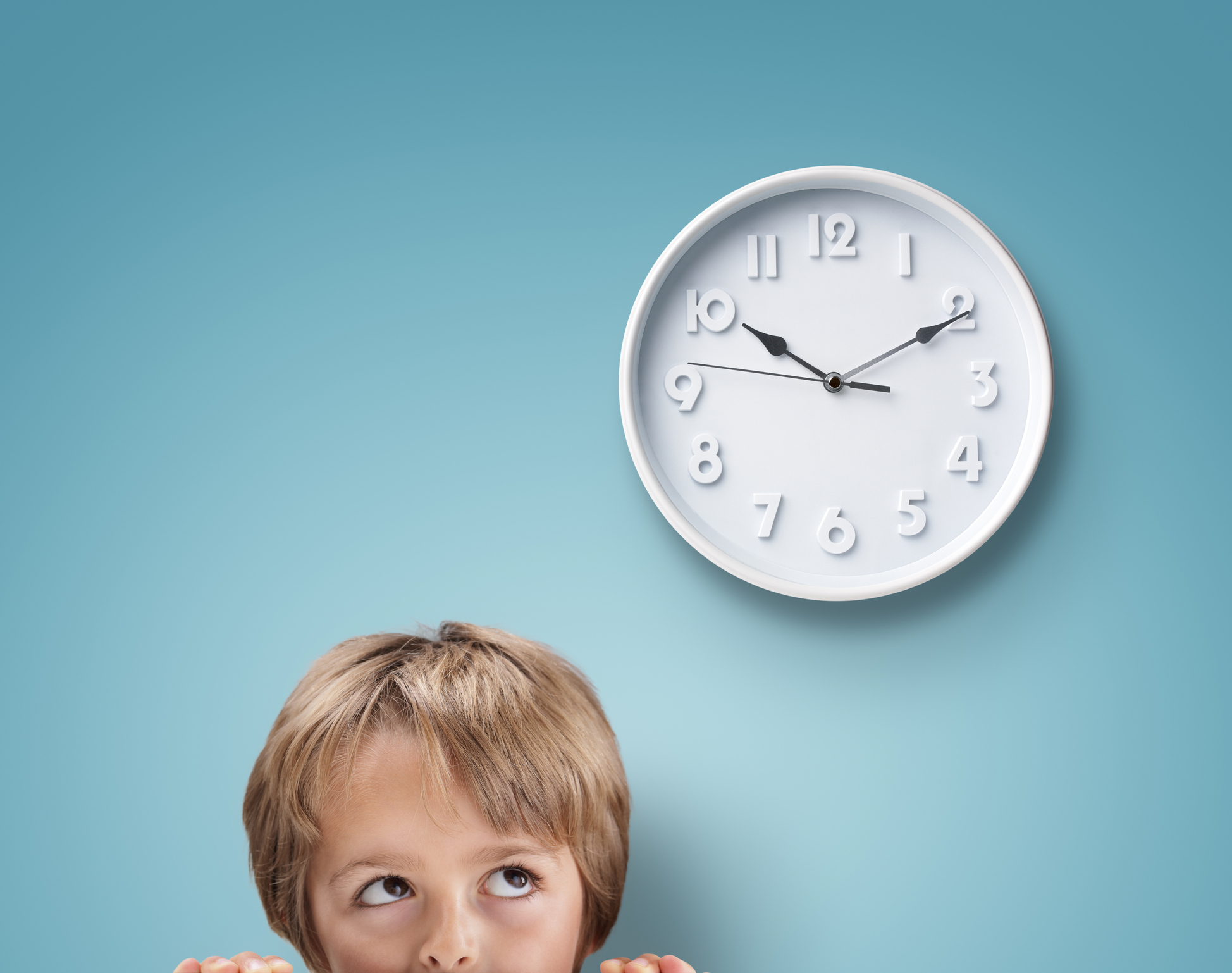 Child Scared of Clock