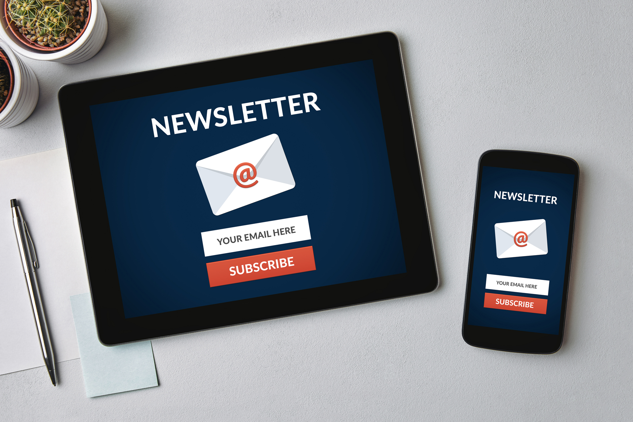 newsletter subscription