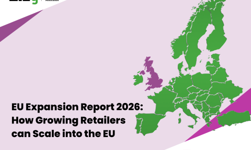 Report cover page showing title and map of EU