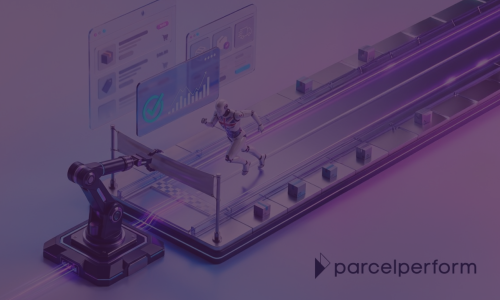 Image showing robot running towards buffer time finish line