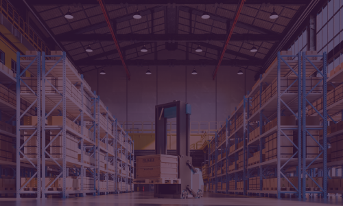 Photo showing how IOSS rules can be improved through local warehousing, with an image of a warehouse.