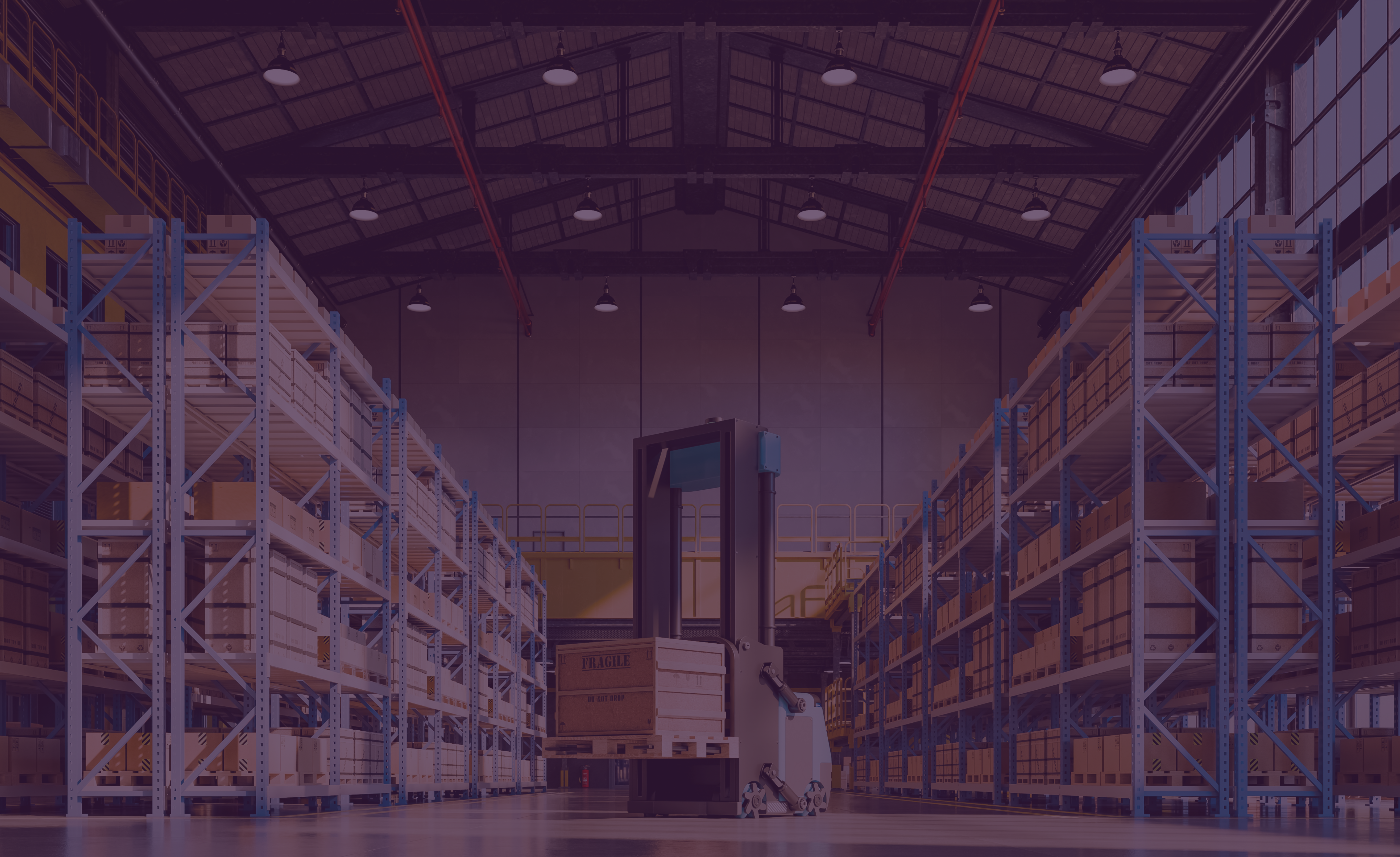 Photo showing how IOSS rules can be improved through local warehousing, with an image of a warehouse.