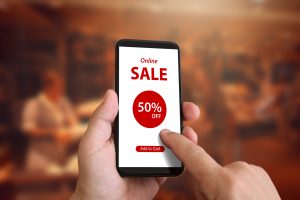 Shopping sale e-commerce marketing mobile phone app coupon