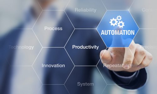 Presentation about automation as an innovation improving productivity, reliability and repeatability in systems or processes